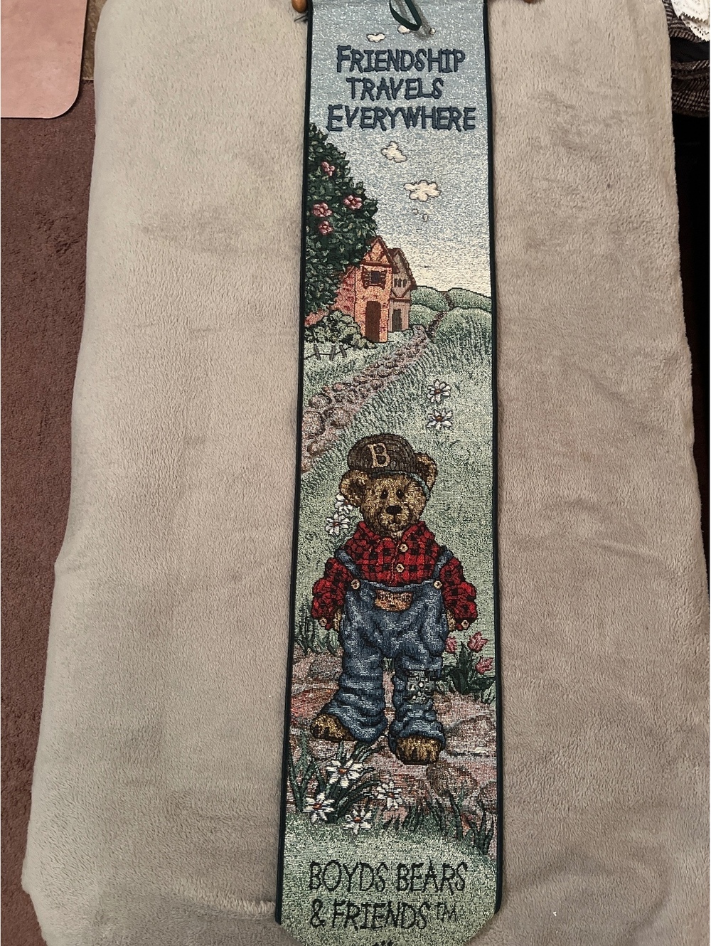 Boyds Bears Bear Express Bell Pull Wall Hanging